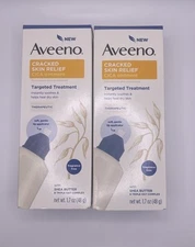 2X AVEENO Cracked Skin Relief CICA Ointment 1.7oz ￼ Discontinued/ Hard To Find ￼
