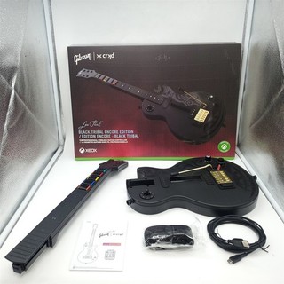 CRKD Gibson Les Paul Guitar Controller Black Tribal Licensed by Xbox