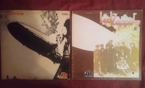 Led Zeppelin 1st LP and Led Zeppelin 2