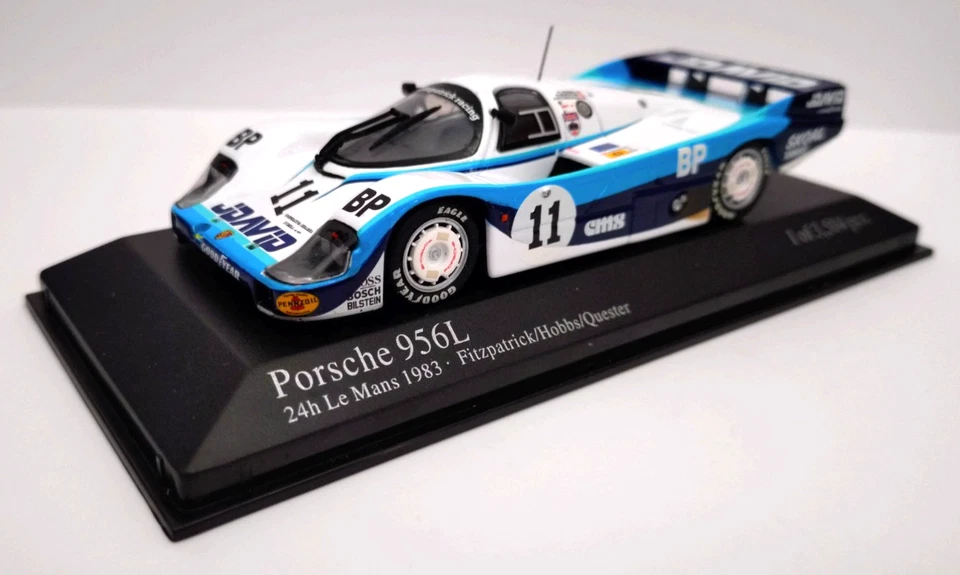 Porsche 956L #11 Le Mans 1983-Minichamps 1:43 Fitzpatrick / Hobbs - Sin usar, en caja diecast Foto 3 de 4