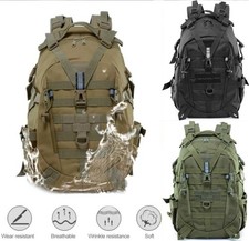 40L Men Travel Backpack Rucksack Camping Outdoor Hiking Tactical Molle Bag UK