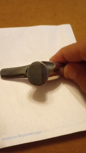 ¿Aluminio pulido macizo vintage/ino inoxidable? Pisapapeles/figura sin marca BONITO - Imagen 6 de 10