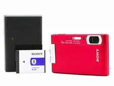 SONY Cyber-shot DSC-T200 ピンク バッテリー3個付 Sony Cyber-shot DSC-T200 8.1MP Digital Camera - Silver for sale