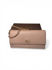 Gucci: Dusty Rose GG Marmont Wallet On Chain