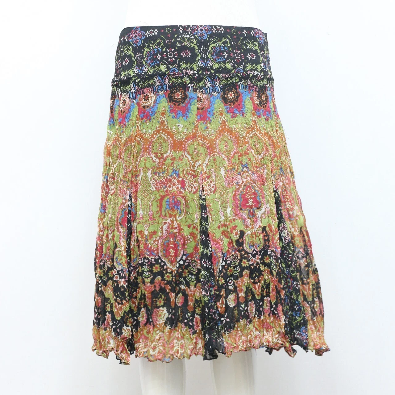 Y2K Women's Floral Pattern Midi Length Skirt