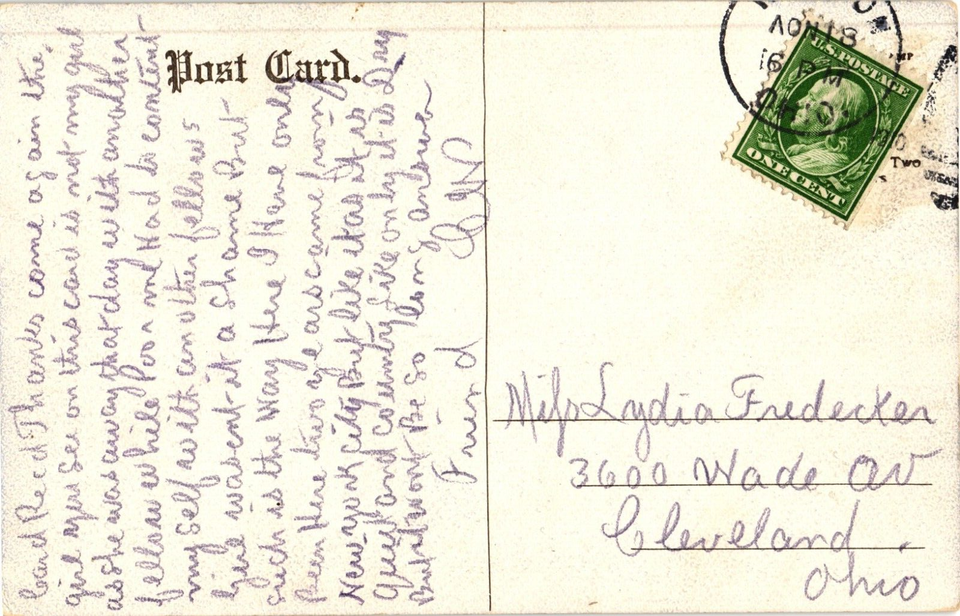 Post Office Street View Ironton Ohio Divided Postcard Posted c1910 eBay