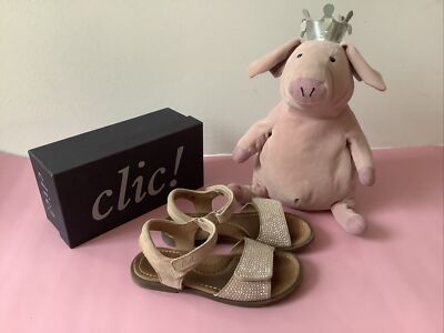  Clic ! 30 Sandale rosa Blush Wildleder 