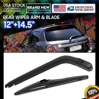 Waterproof  12''+14.5'' Super Clean Windshield Rear Wiper Blade Set OEM#replace