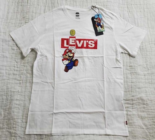 NEW MEN'S S M L XL LEVI'S X NINTENDO 