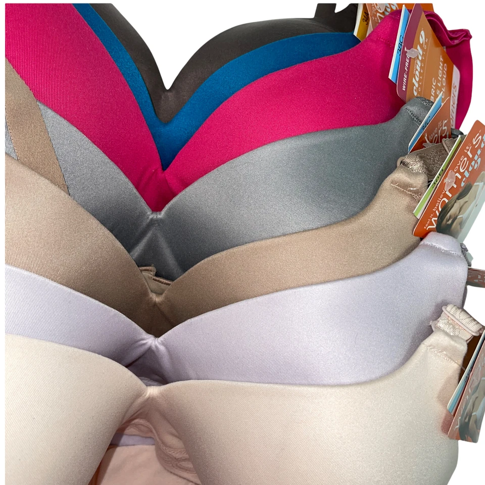 Sujetador Warner's Sin Alambres Sin Costuras Banda Confort Contorno Suaviza Nube 9 Suave 1269 Foto 3 de 4