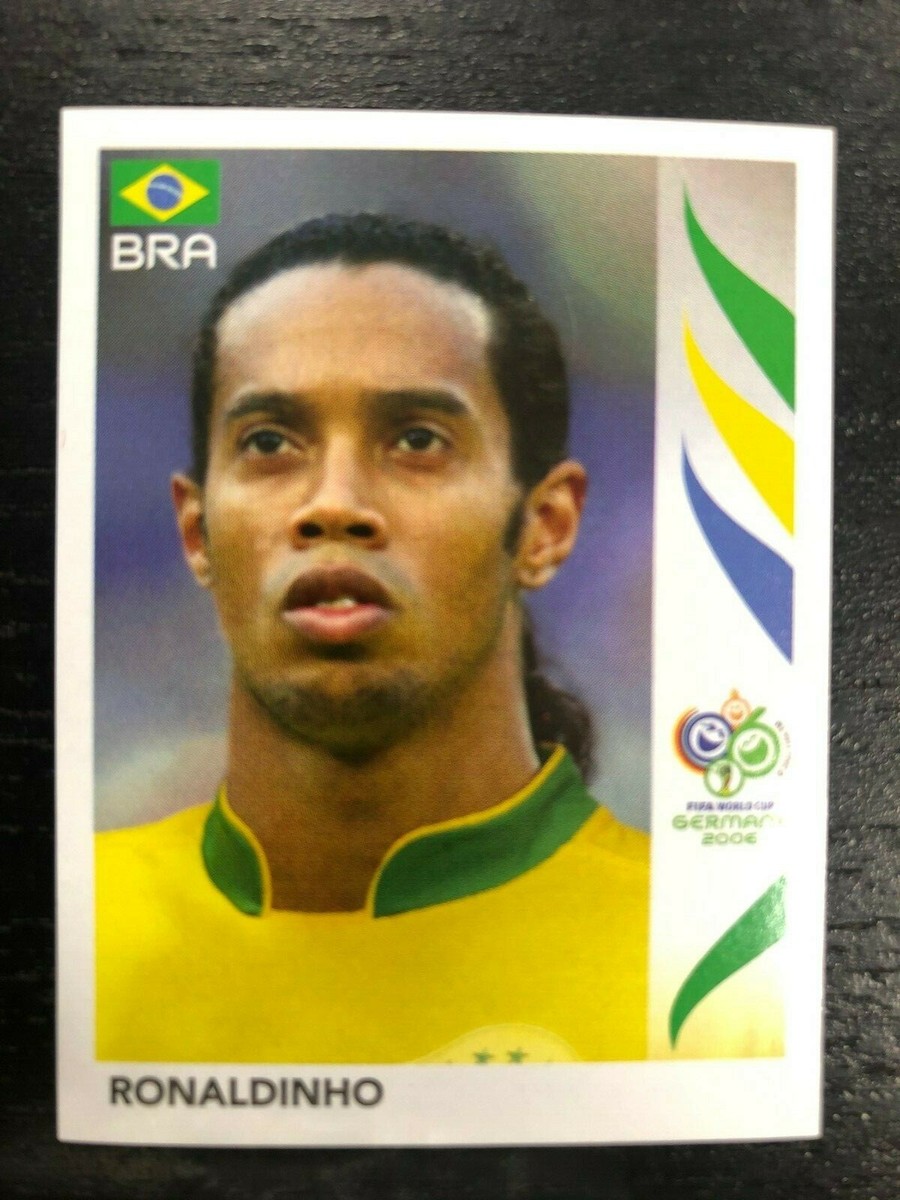 RONALDINHO STICKER WORLD CUP GERMANY 2006 PANINI n 393 NEW MINT