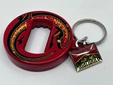 NOS Marlboro Red Lizard Bottle Opener Keychain Vintage Adventure Team Logo