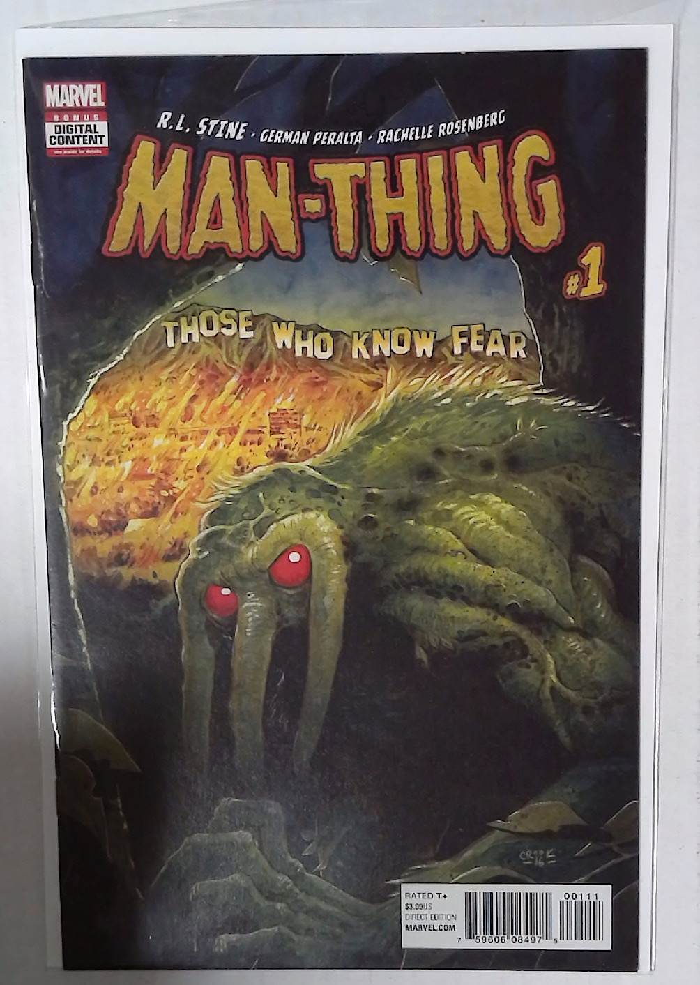 Man-Thing #1 Marvel Comics (2017) NM- 1st Print Comic Book