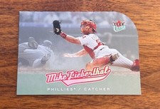 2005 Fleer Ultra Mike Lieberthal Platinum Medallion Die-Cut /50