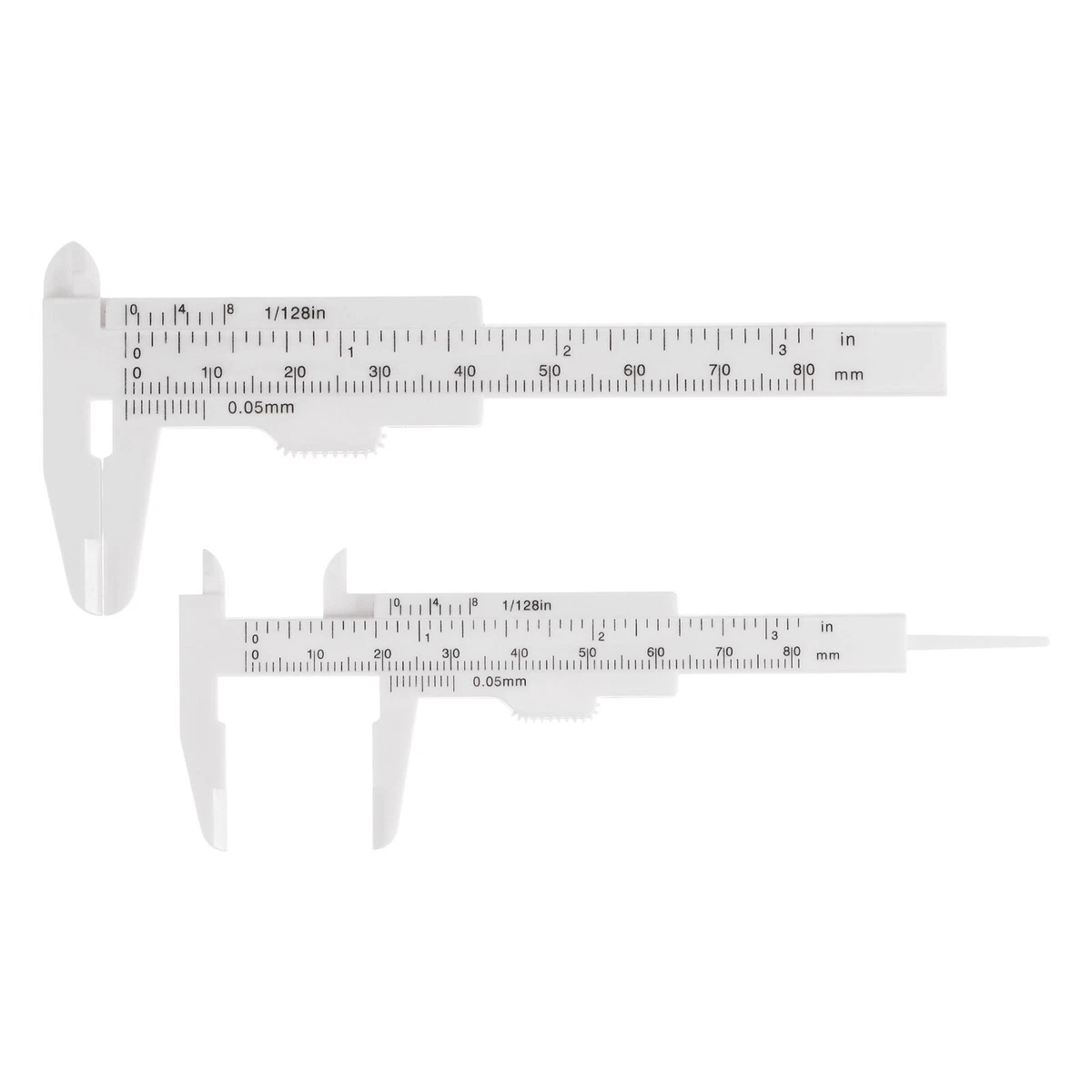 10pcs Mini Plastic Vernier Caliper 3