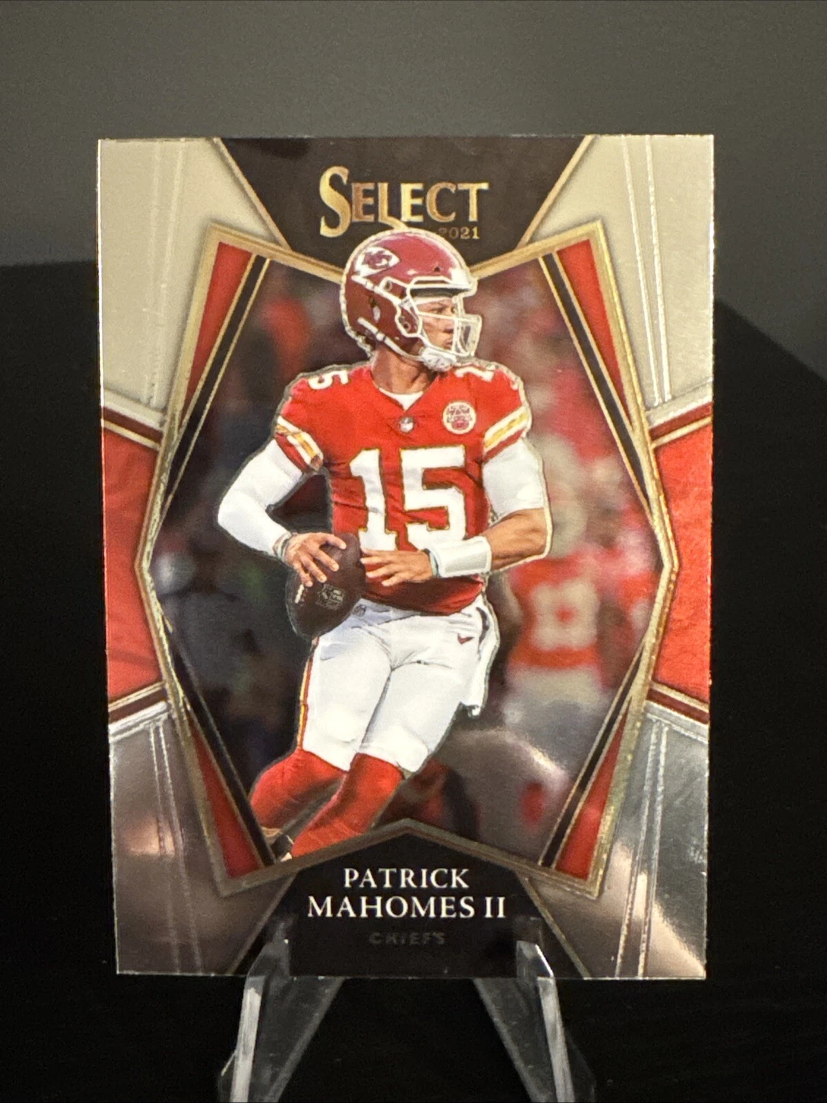 Patrick Mahomes trading card