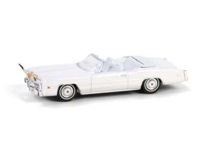 1976 Cadillac Eldorado Convertible   White 1:64 Scale Model - Greenlight 30523