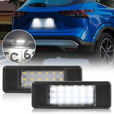 LED Kennzeichenbeleuchtung für NISSAN Qashqai J10 J11 Primera P12 XTrail T31