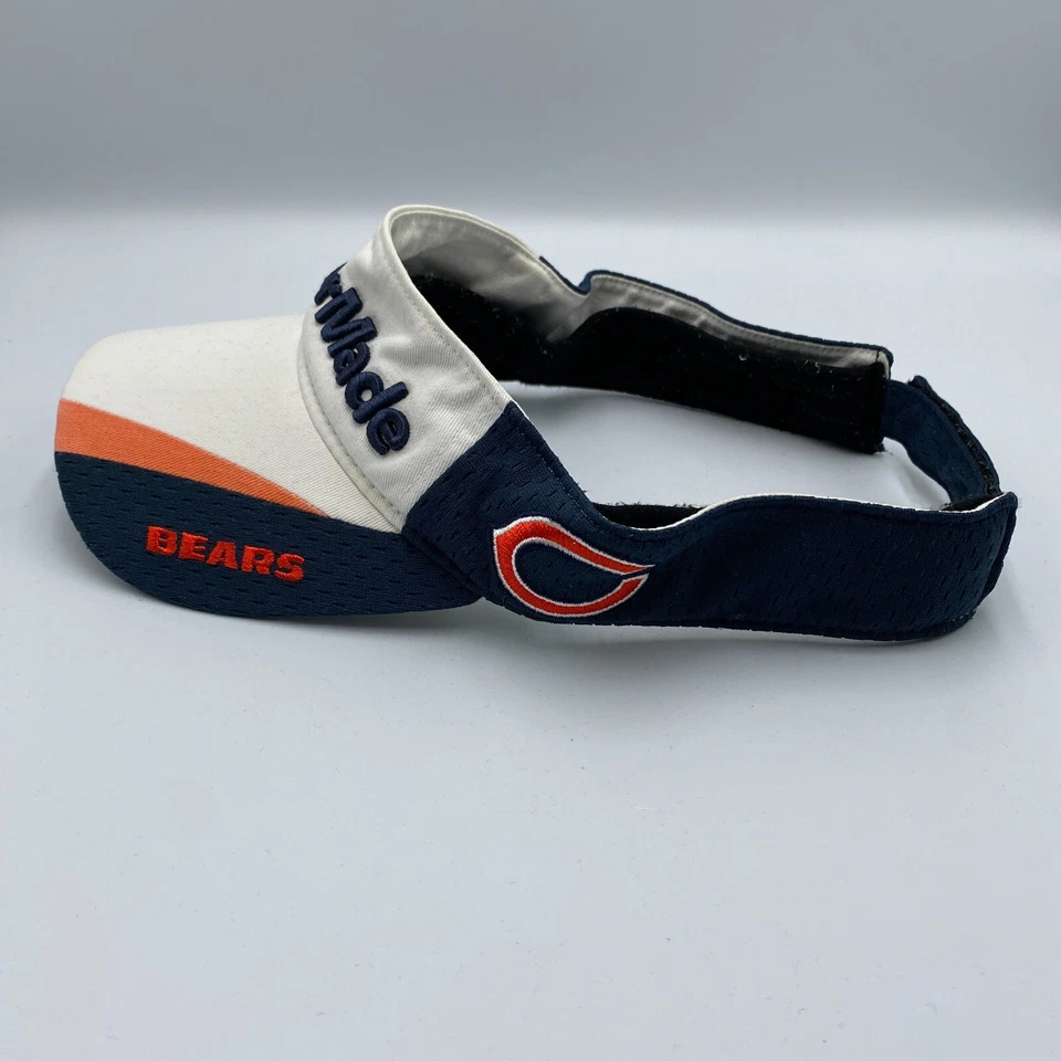 Chicago Bears Taylormade Golf Adjustable Visor Hat Cap - Image 2 of 4