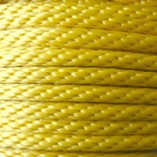 Floating Rope  Yellow Floatline  6mm/8mm idea for lifebuoys /horseshoe buoys 