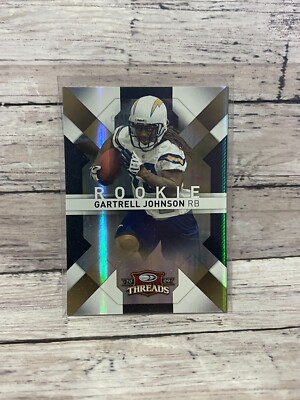2009 Donruss Threads Gold Holofoil #139 Gartrell Johnson  (#'d/50)