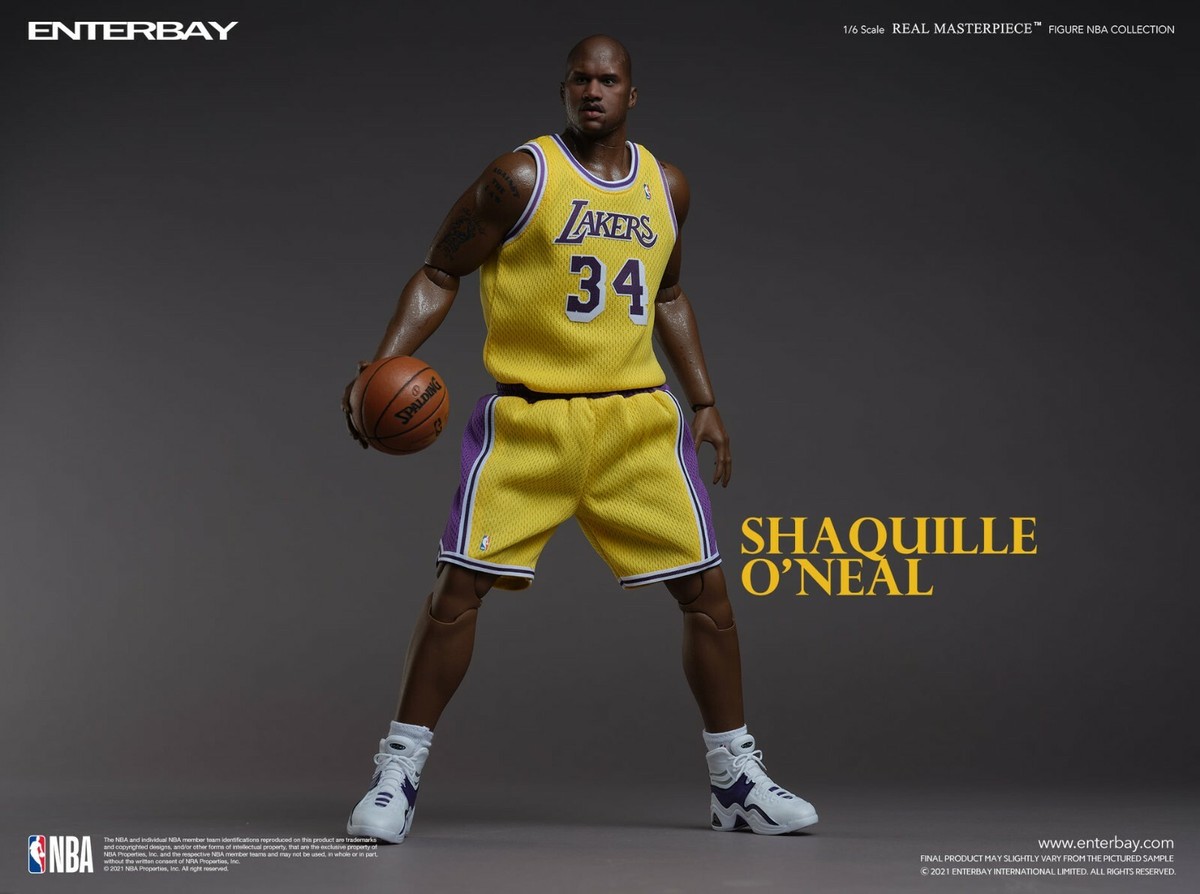 ENTERBAY SHAQUILLE O'NEAL 1/6 ACTION FIGURE LAKERS EDITION RM-1085
