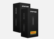 Pack of 2 Pirelli SporTube Tube - 700 x 42-50mm, 48mm, Presta Valve