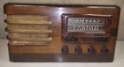 <!--F#f_0-->WESTINGHOUSE SHORTWAVE AM TUBE VINTAGE WOOD PUSHBUTTON Radio for Restoration<!--F/-->