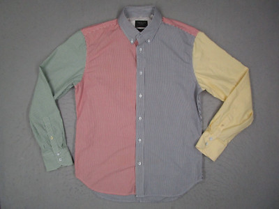 Rag Bone Shirt Mens Medium Multicolored Fit 2 Button Up Long Sleeve Casual Work