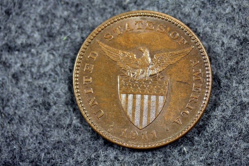 1911 - S Philippines One Centavos!!  #J06465