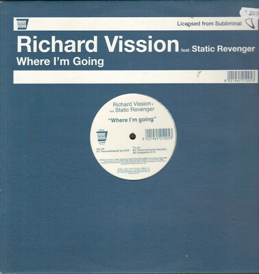 Richard ''Humpty'' Vission-Where I'm Going-Sound Division-SD 0037-Ita 20