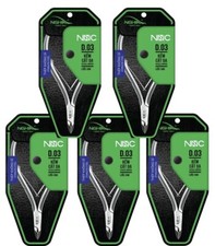 Nghia - Stainless Steel Cuticle Nipper D-03 Jaw 14 Clipper 5 Pack Brand New 