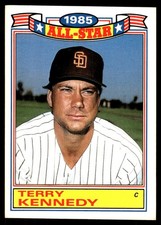 Terry Kennedy 1986 Topps #20 Padres MLB READ FREE SHIPPING AutographDen