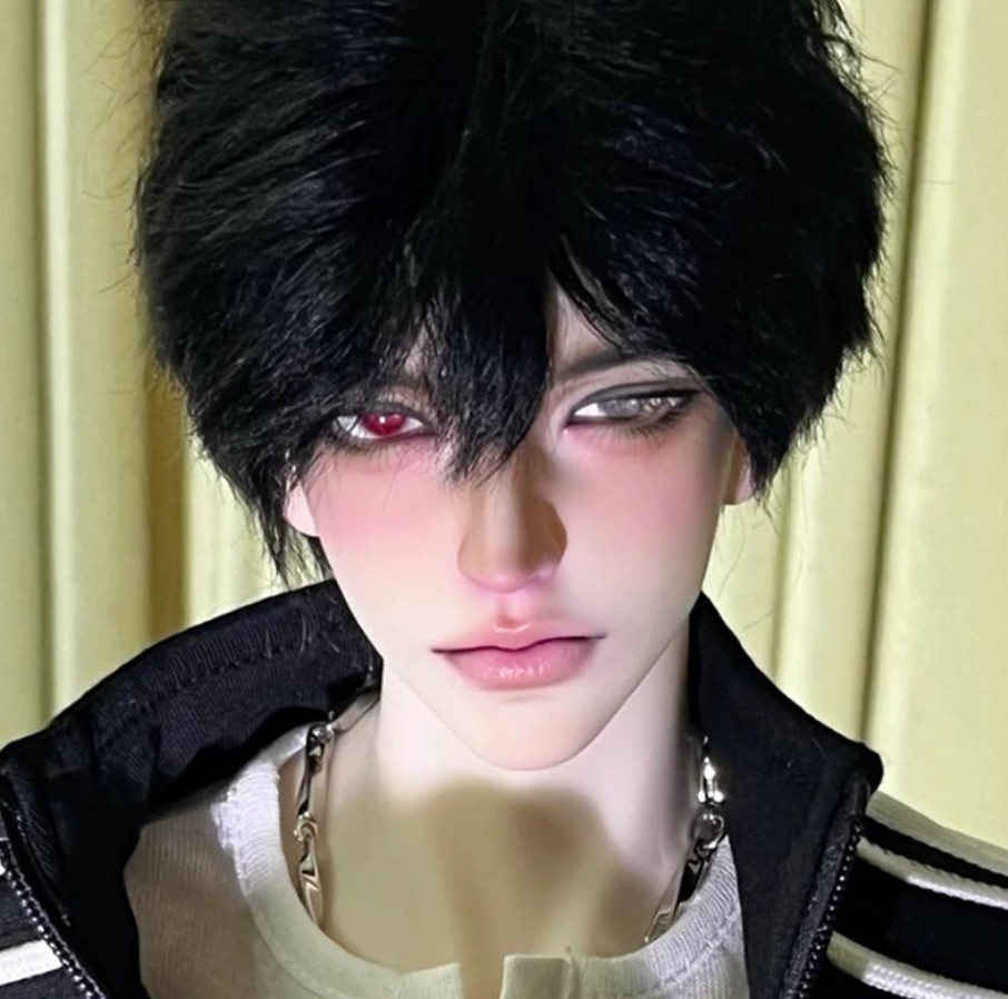 1/3 BJD Doll SD Handmade Resin Male Grey Normal Color Y7-Free Face Make UP+Eyes