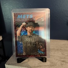 2026 Topps Heritage - Nolan McLean #150 Chrome Burgundy Sparkle Refractor (RC)