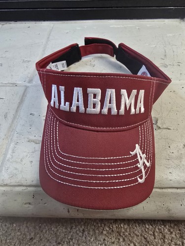 NCAA College Alabama Crimson Tide Visor Adjustable One Size Fan Favorite