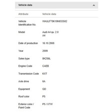 Audi A4 RDKS Sensor 1K0907253D
