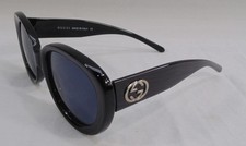 Gucci GG 2408/S Sunglasses Black Cat Eye Grey Lenses 135-53-19