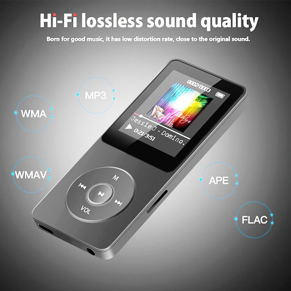 Lettore MP3 Bluetooth,32GB MP4 Player Portatile 48 Ore HiFi Lossless Musicale RadioFM - Foto 3