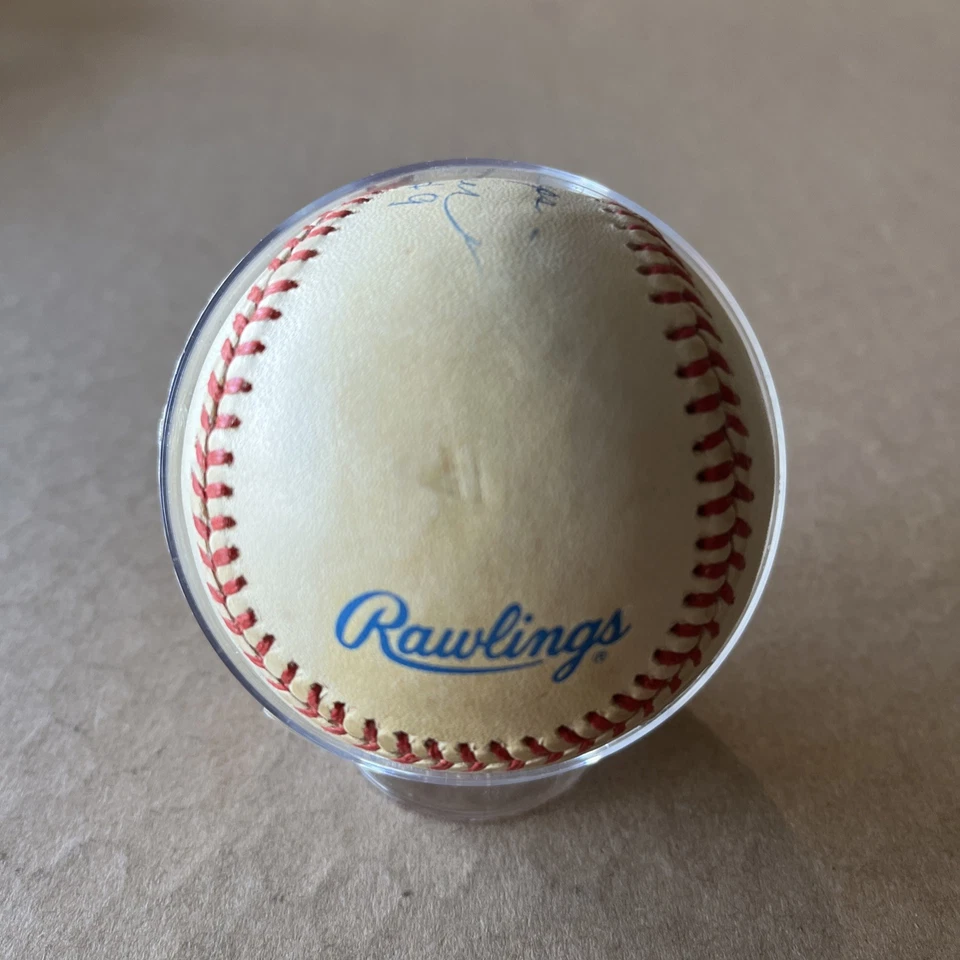 HANK BAUER SIGNED AMERICAN LEAGUE BASEBALL “7 W.S. CHAMPS” INSCRIPTION JSA MJR - Image 3 of 4