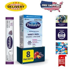 Electrolyte Powder Variety Pack: Grape, Strawberry, Apple - 8 Hydration Packets