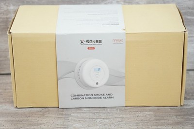 X-Sense  SC01 Combination  Smoke And  Carbon  Monoxide  Alarm  Detector 5-PACK