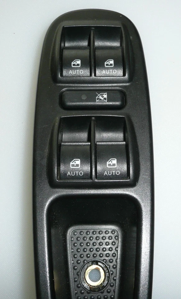 Fiat 500L 2014-2017 negro OEM lado del conductor interruptor de ventana eléctrica maestro 735572962 Foto 2 de 4