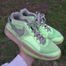 Nike Boys Ja 1 NRG Low Halloween Zombie Neon Green Sneaker Shoes Size 6Y Youth