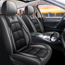2 Front Seat Covers Luxury Pu Leather Car Seat Covers Full Wrapped For Suv Truck