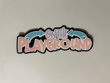 On the Playground Park Scrapbook Title Handmade Die Cut Paper Pieced