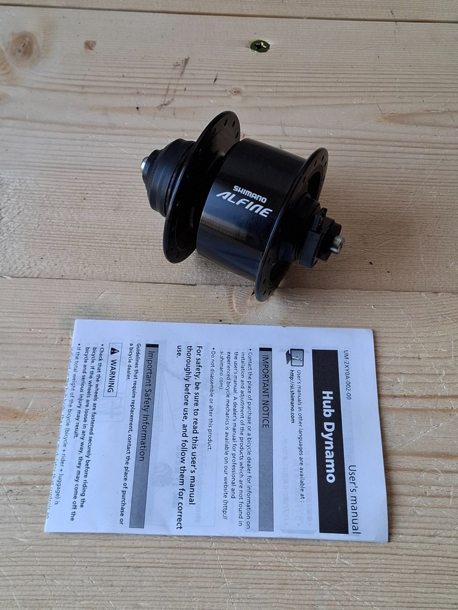 Shimano Alfine DH-S501 Dynamo Front Hub 32H QR100 Centerlock 6V 3W