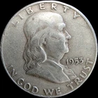 1953-D 50C Franklin Half Dollar