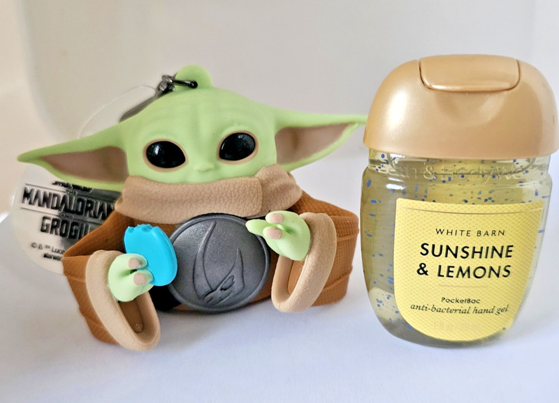 Bath & Body Works Star Wars GROGU Pocketbac Holder Ltd Edition w Sanitizer  NEW