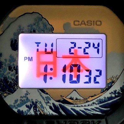 CASIO G-SHOCK DW-5600KHK25-1 The Great Wave off Kanagawa